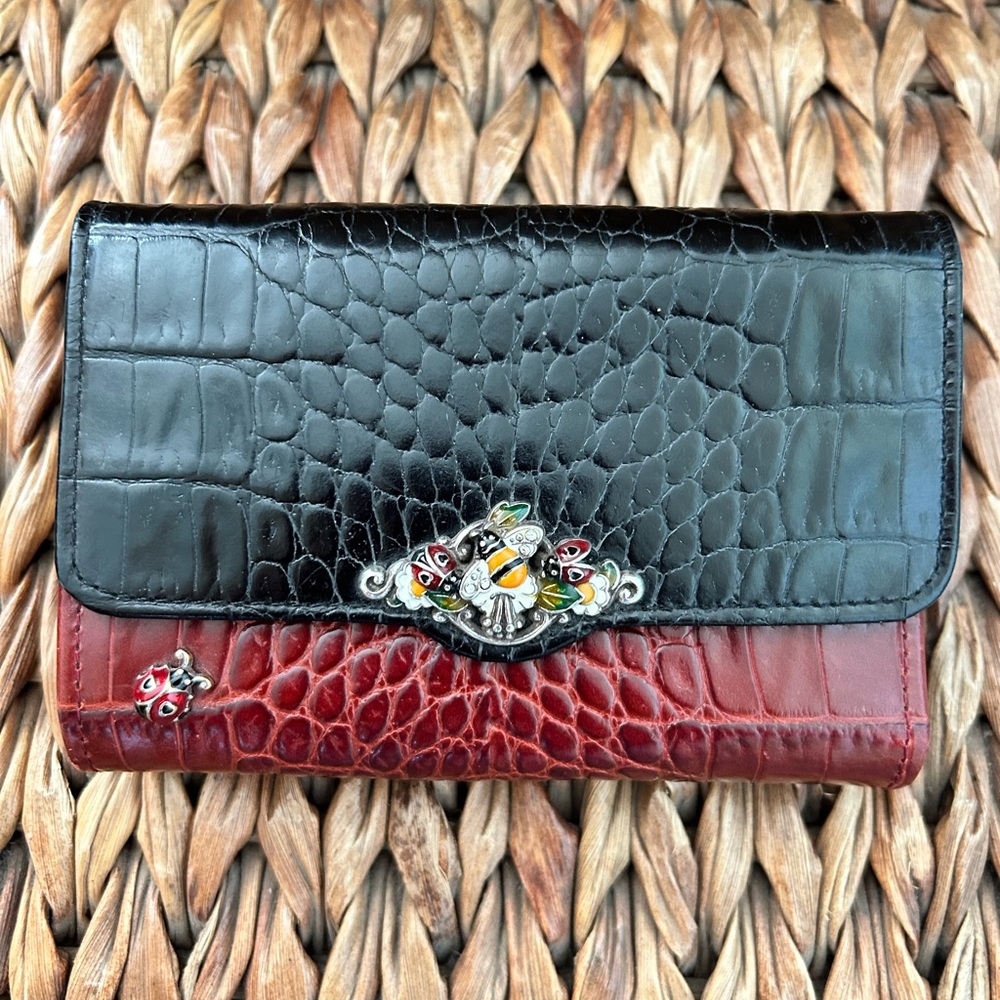 Brighton Black and Red Love Bug Wallet